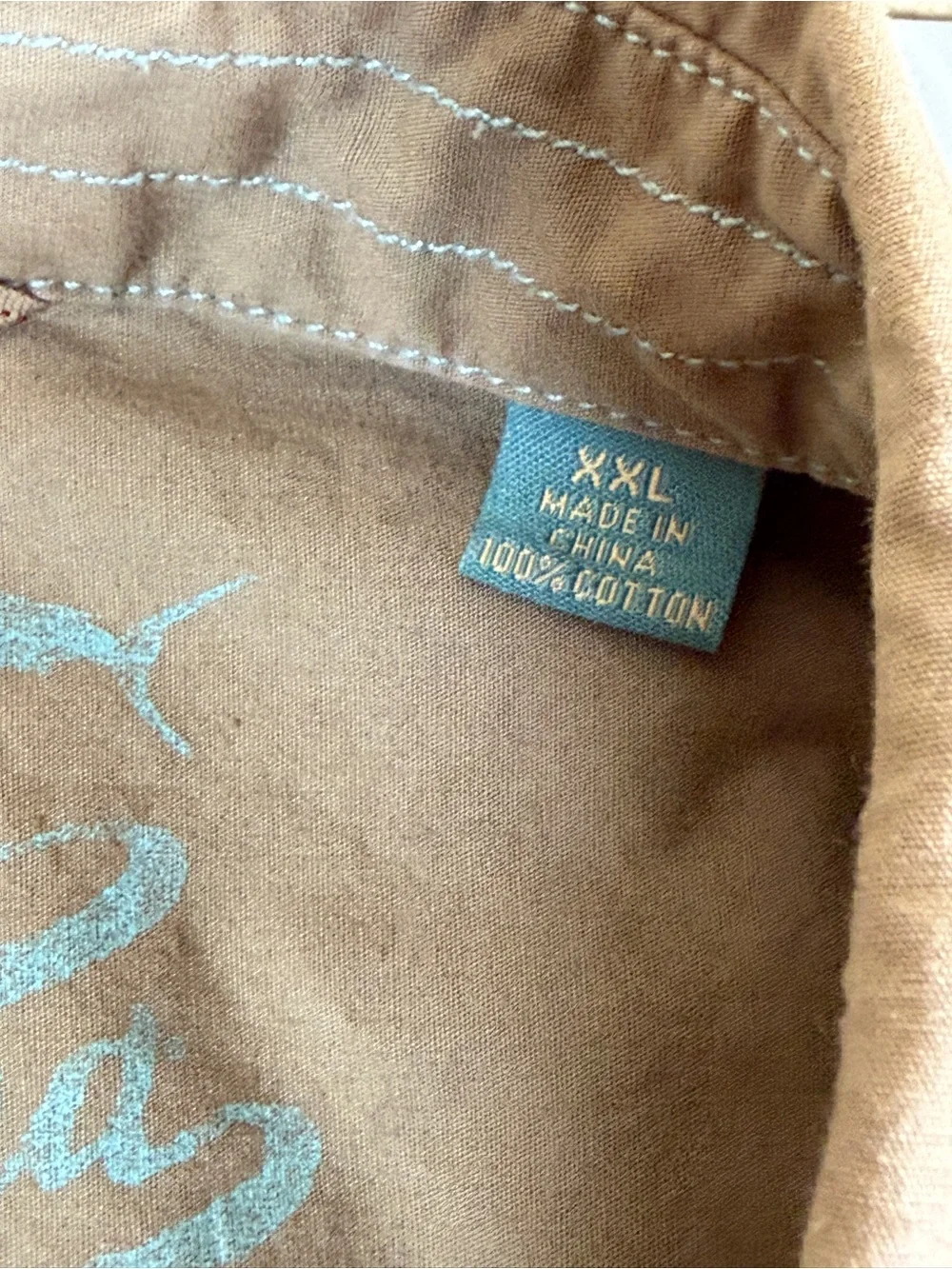 Tommy Bahama Men's Long-Sleeve Button-Down Shirt in Light Brown